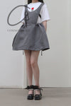 SHUSHUTONG open back dress aw21dr07 gray